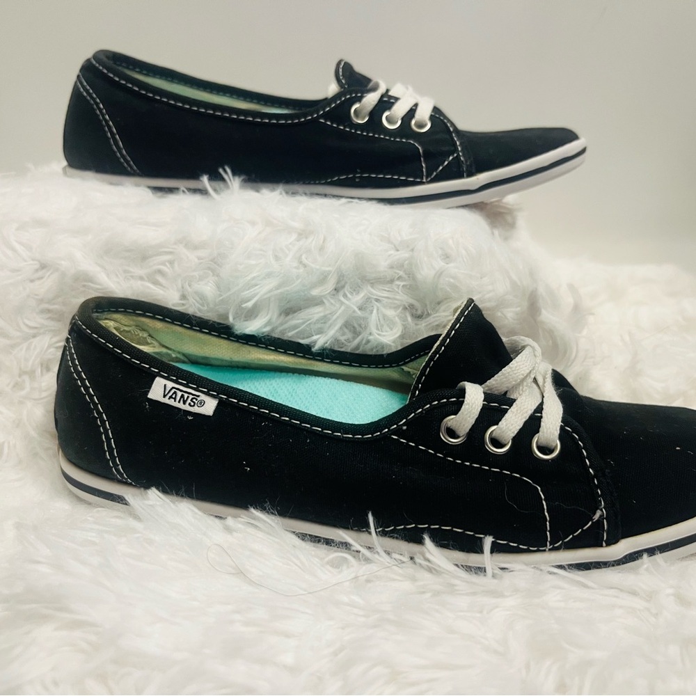 Vans Bail Slip-On Canvas Sneakers - Women’s Size 6, Lightweight & Low Profile